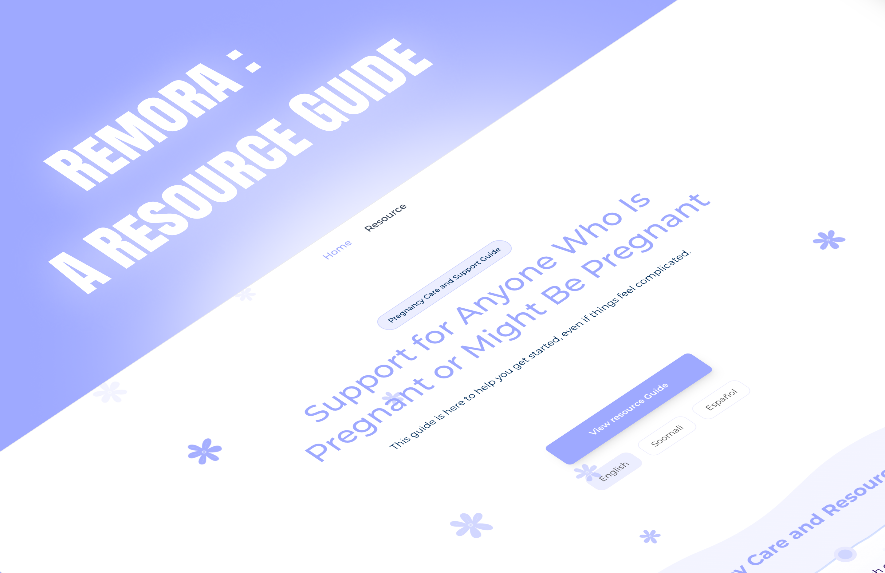 Healthcare Information & Support Platform Design ai awareness color palette design dropdown freelance graphic design guide healthcare illustration landing page pregnancy product design project resource responsive snow ui violet website