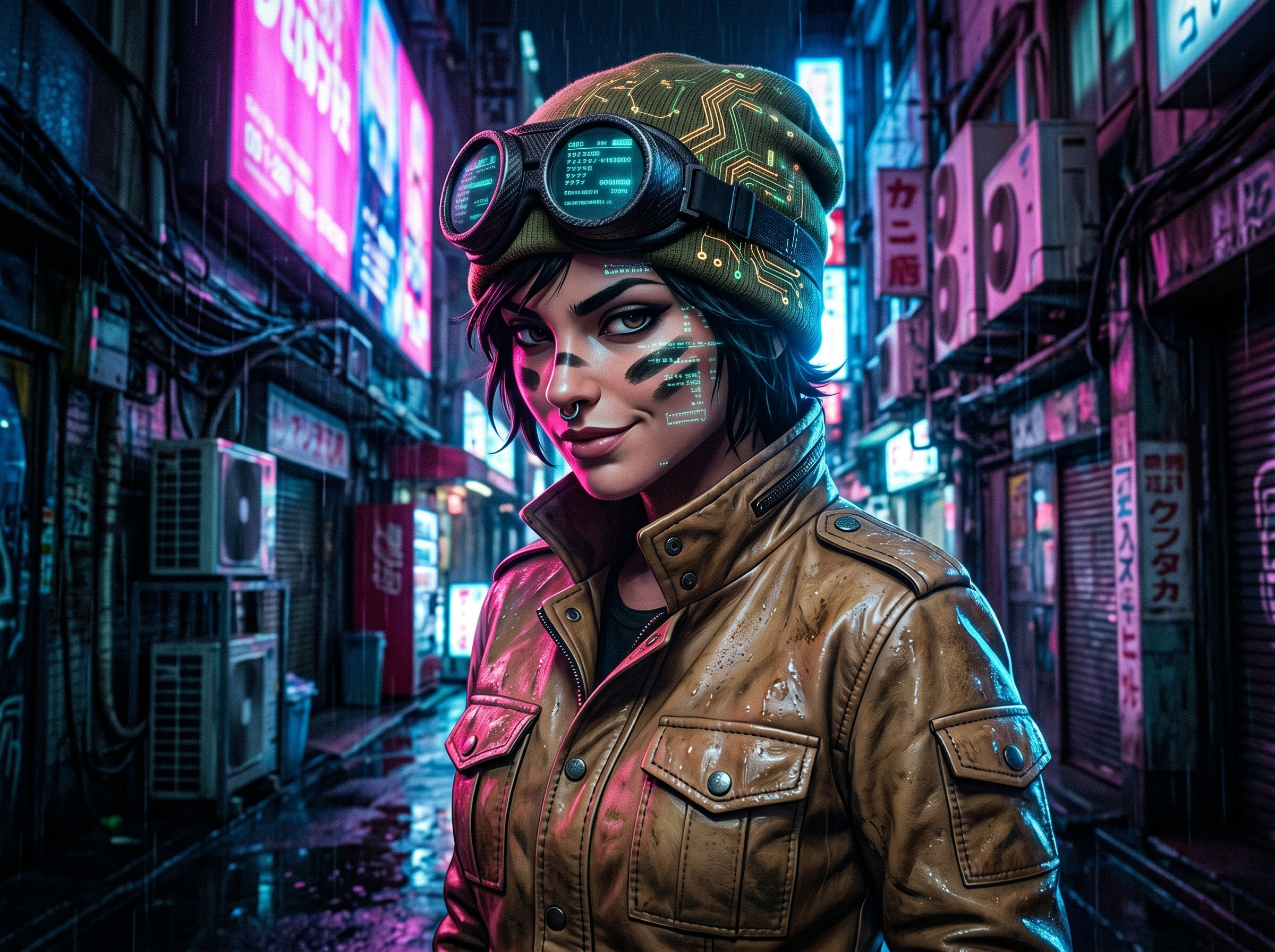 Steampunk Female Pilot Mascot adventure aviator beanie branding character detailed esport explorer female gaming girl goggles human mascot military pilot profile steampunk survival tactical warrior