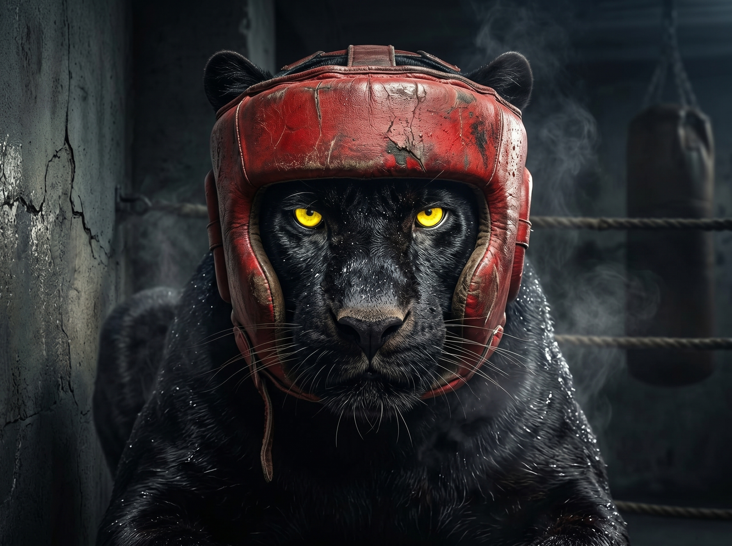 The Heavyweight | Panther Mascot Logo Design automotive black panther cybersecurity feline helmet logo mascot modern panther precision predator racing red shield sleek speed stealth strength tactical tech