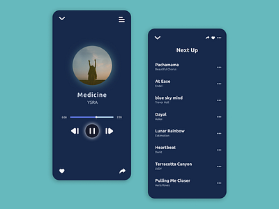 Daily UI 009 - Music Player app dailyui design graphic design ui ux