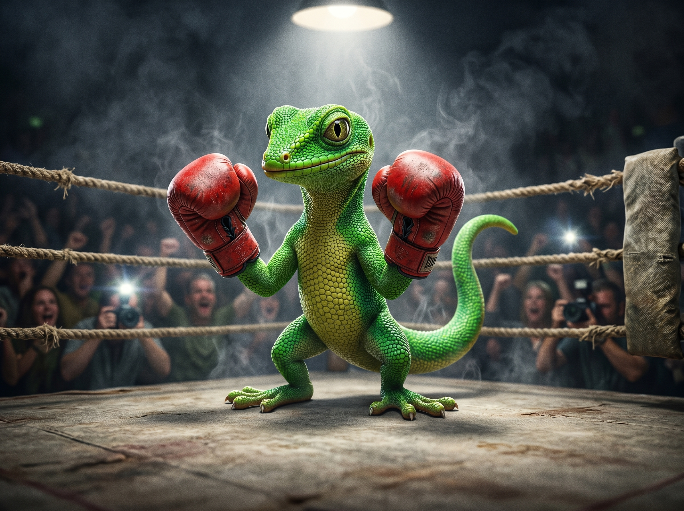 Boxing Gecko Sports Mascot athlete boxing character combat competitive energetic fighter fitness gecko gloves green gym lizard logo mascot punch reptile sports training