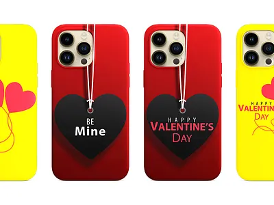 Valentine's Phone Cover 3d animation app branding design graphic design illustration logo love motion graphics package design phone cover typography ui ux valentine vector