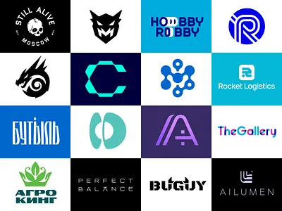 Logofolio 2026 / part 01 agro brand branding bull design dragon font gallery identity king letter logistics logo logotype lumen monstr r robot skull woter
