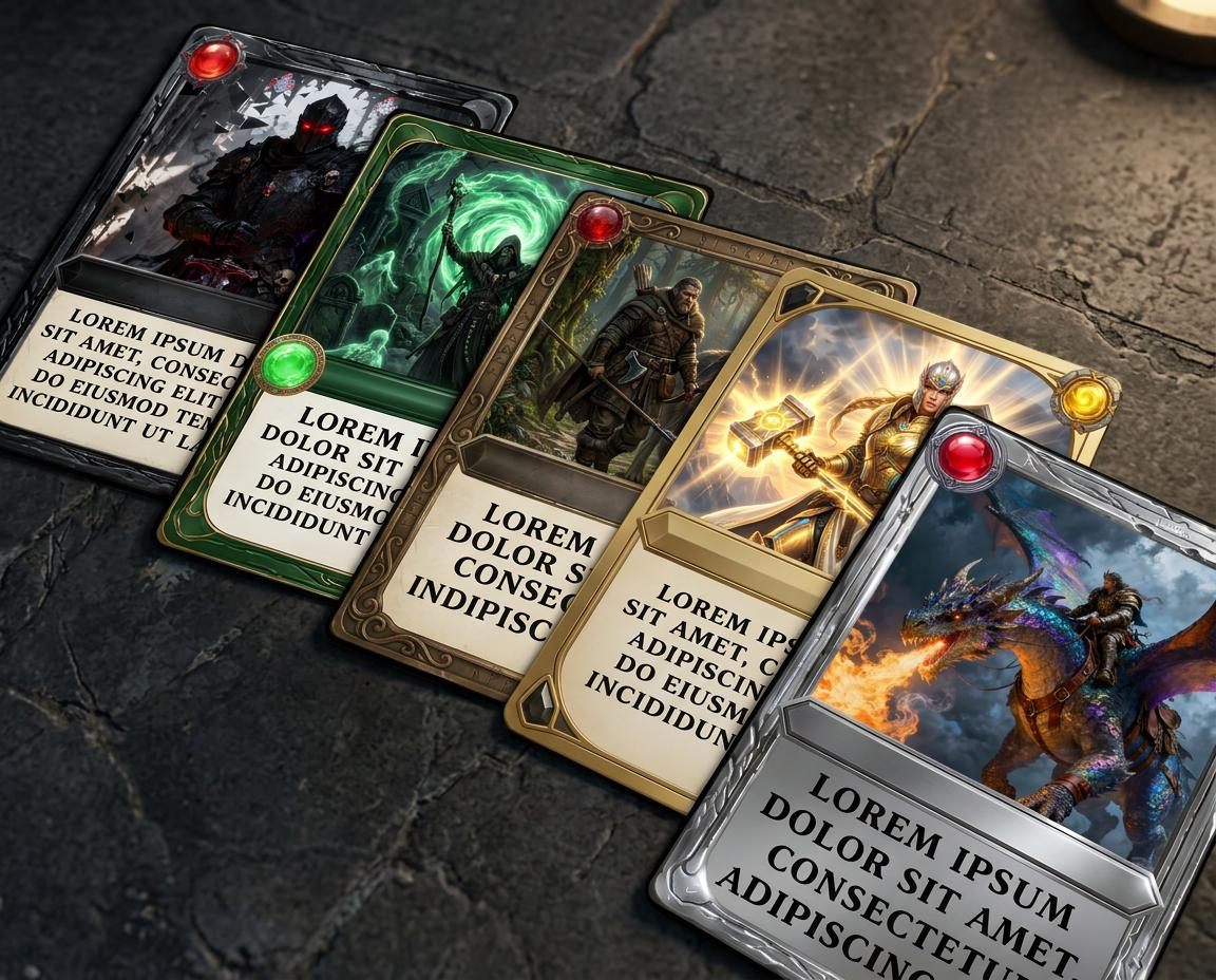 Example of Fantasy Tcg Card Design