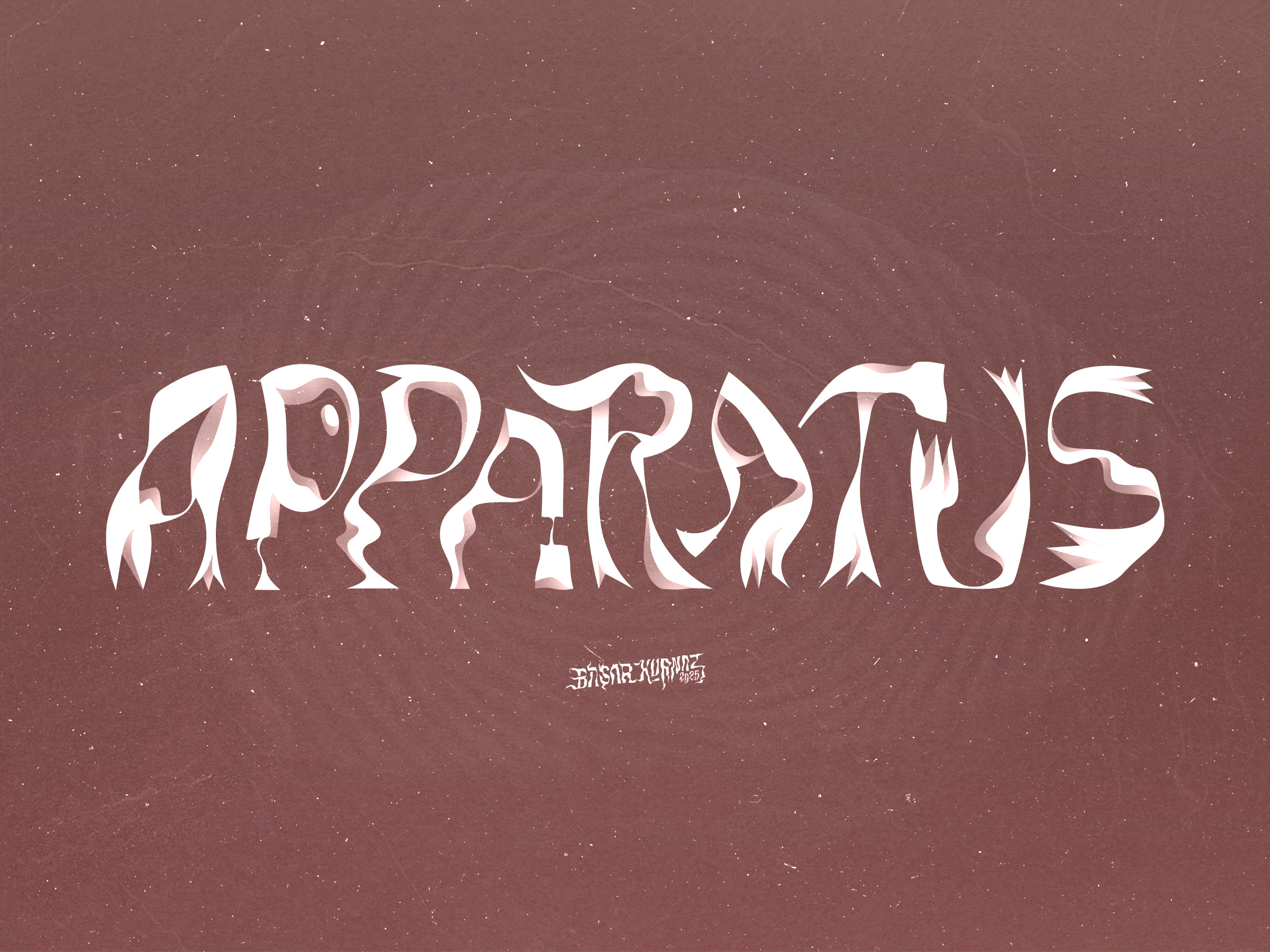 Apparatus apparatus basarkurnaztypography digitalart handdrawn typography
