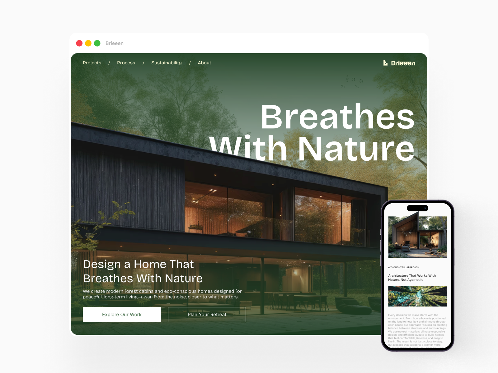 Example of Figma To Framer Website Design