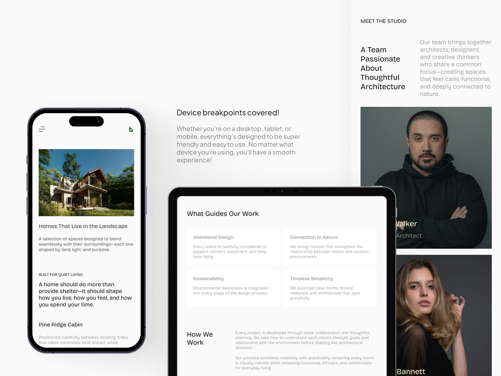 Example of Figma To Framer Website Design