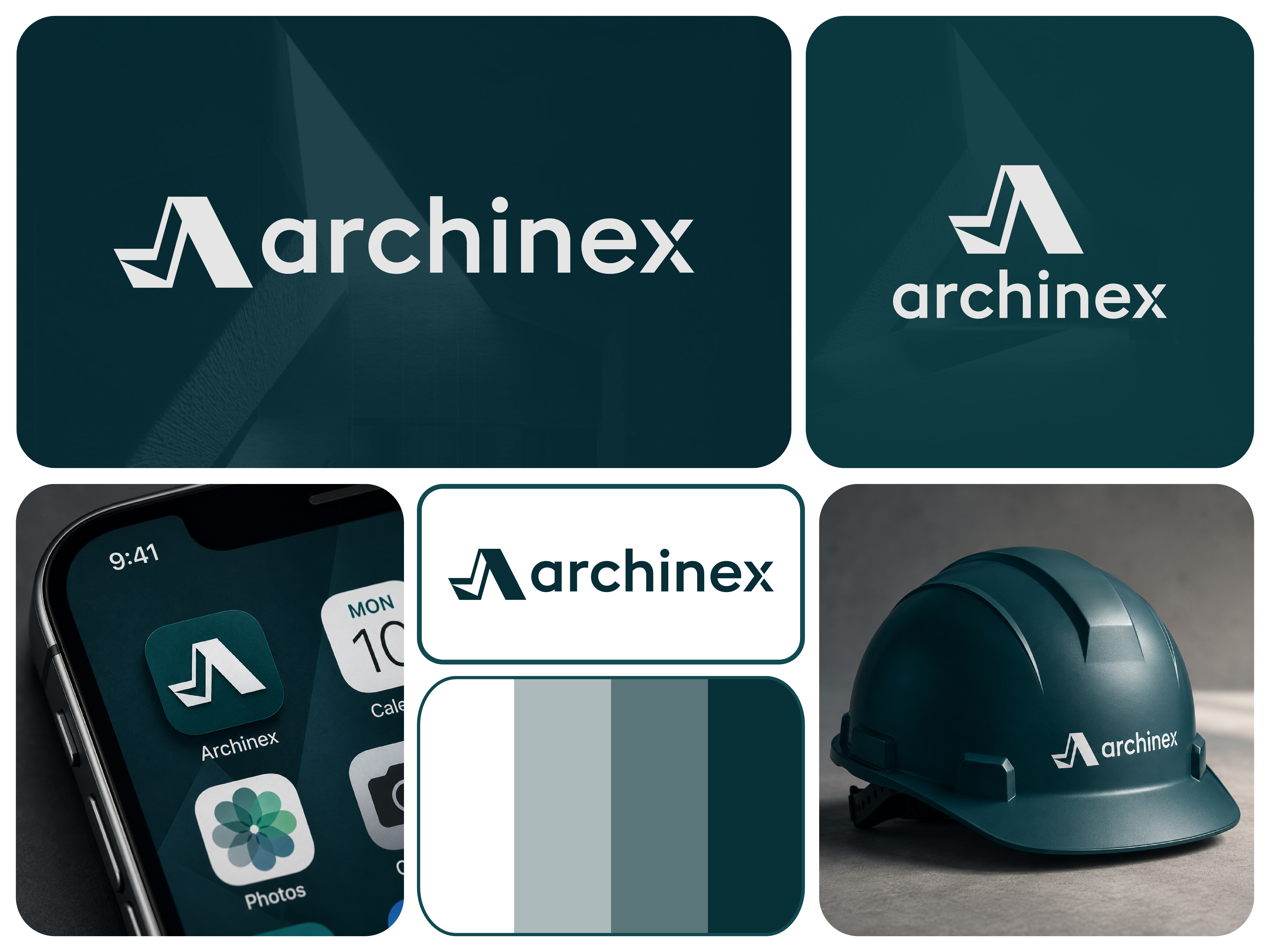 ARCHINEX- Real Estate Logo | Modern Architecture & Construction