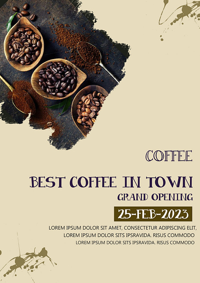 coffee poster coffee poster flyer graphic design outdoor marketing photoshop poster