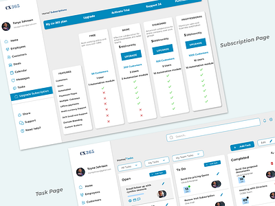 Customer Relationship Management Software crm software figma landing page ui ux designs