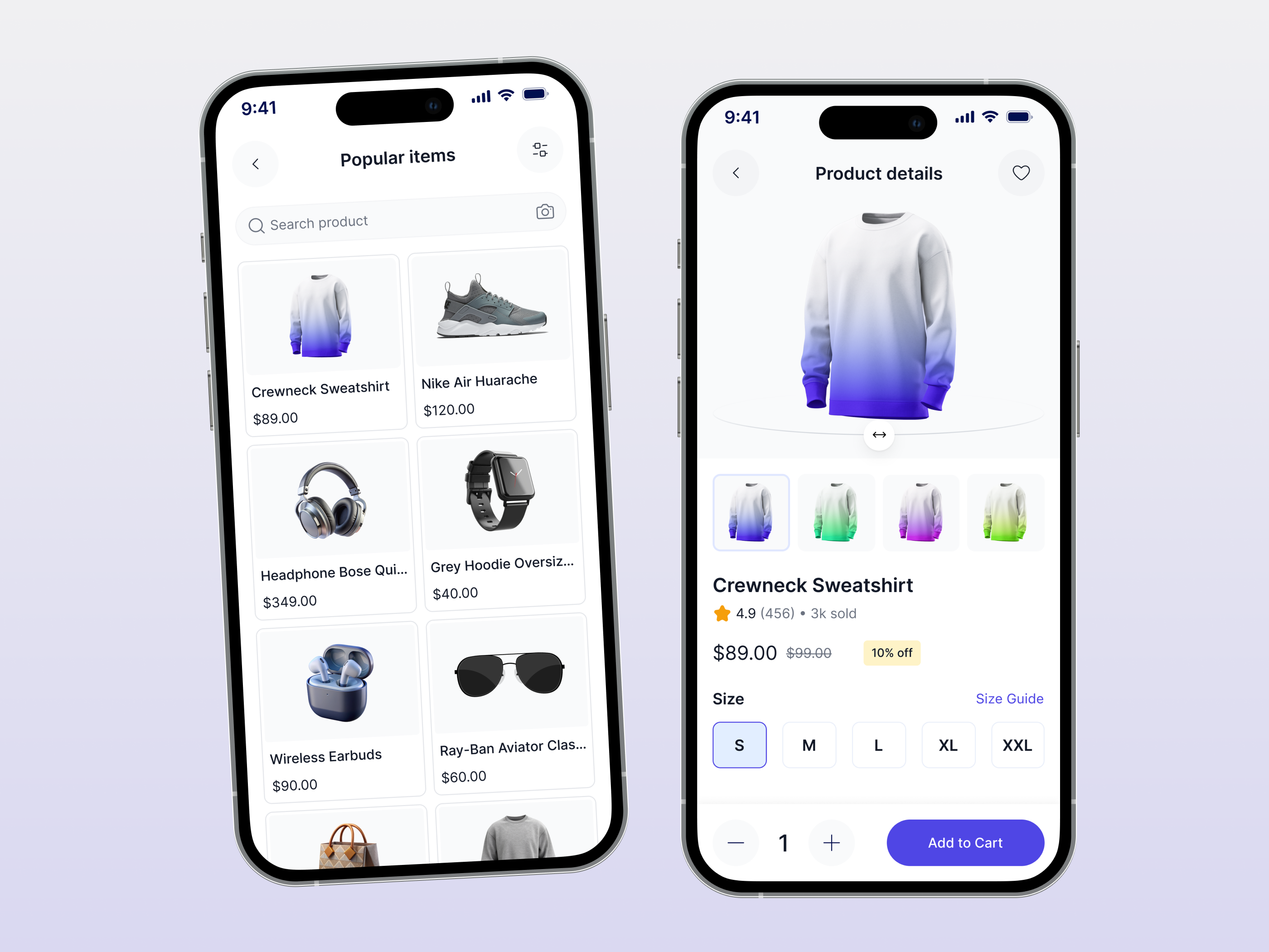 Example of Mobile App UX/UI Design