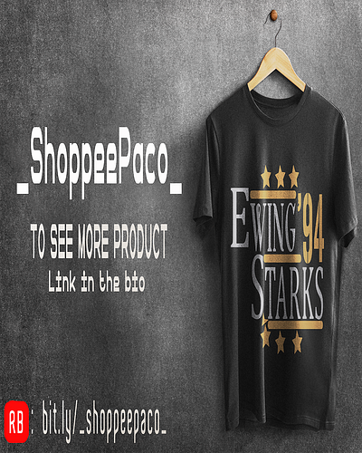 Ewing '94 Stark Basketball basketball t shirt tshirt design