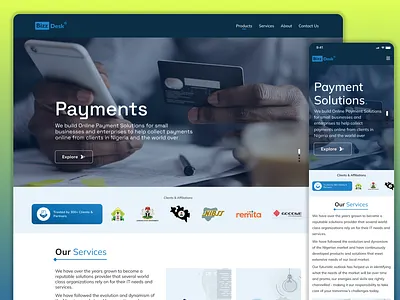 BizzDesk branding graphic design logo ui