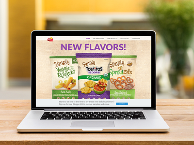 Simply Snacks by Frito Lay design web