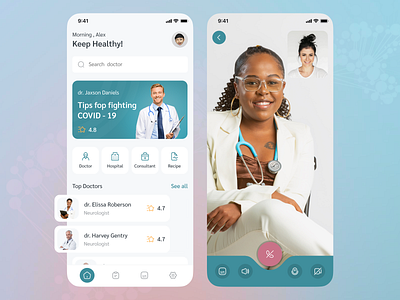 Doctor Online - Assistant / Mixcode.io app consultation covid doctor health medical online
