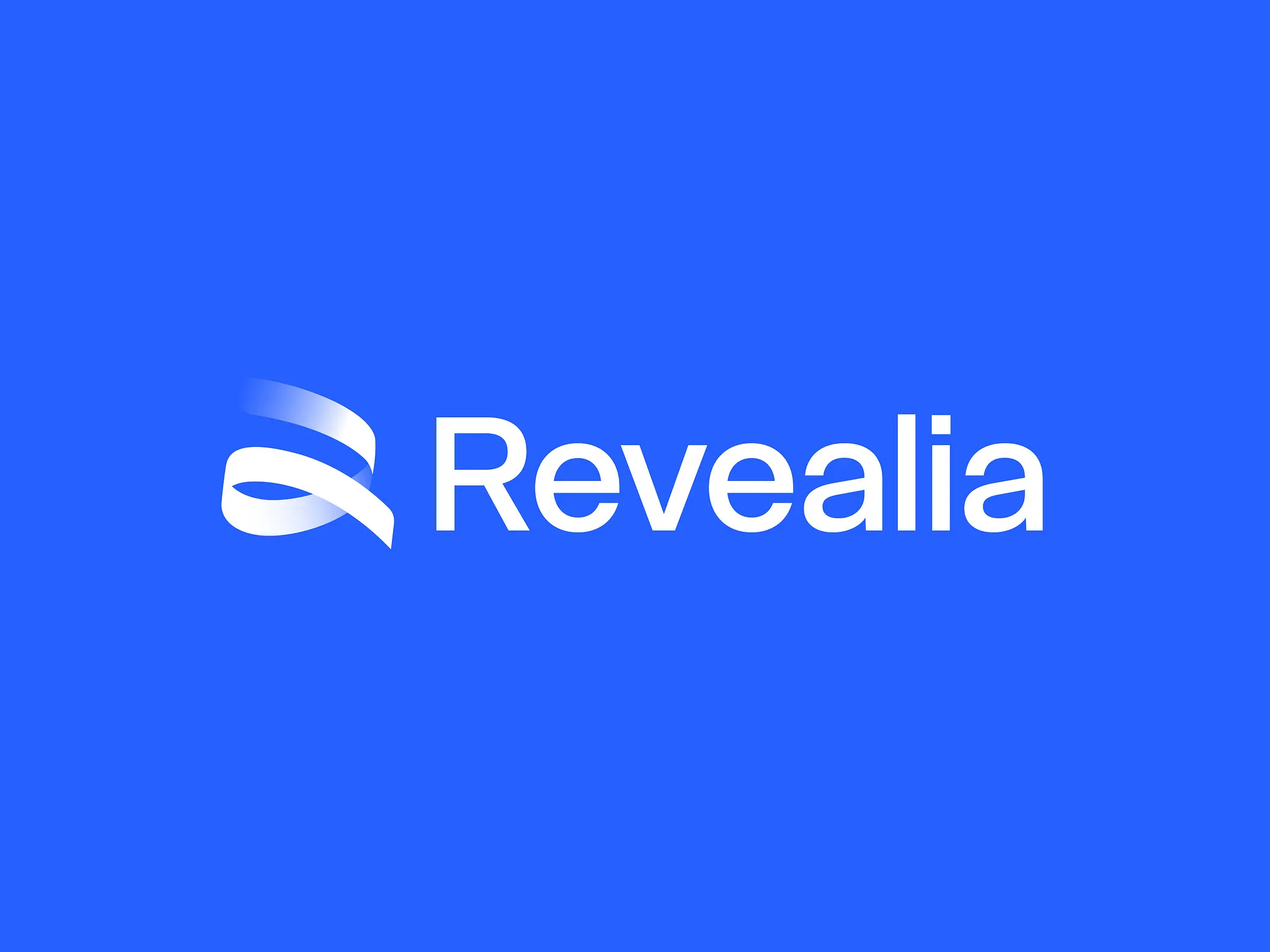Revealia logo design blue branding identity logo logo design logo design r logo