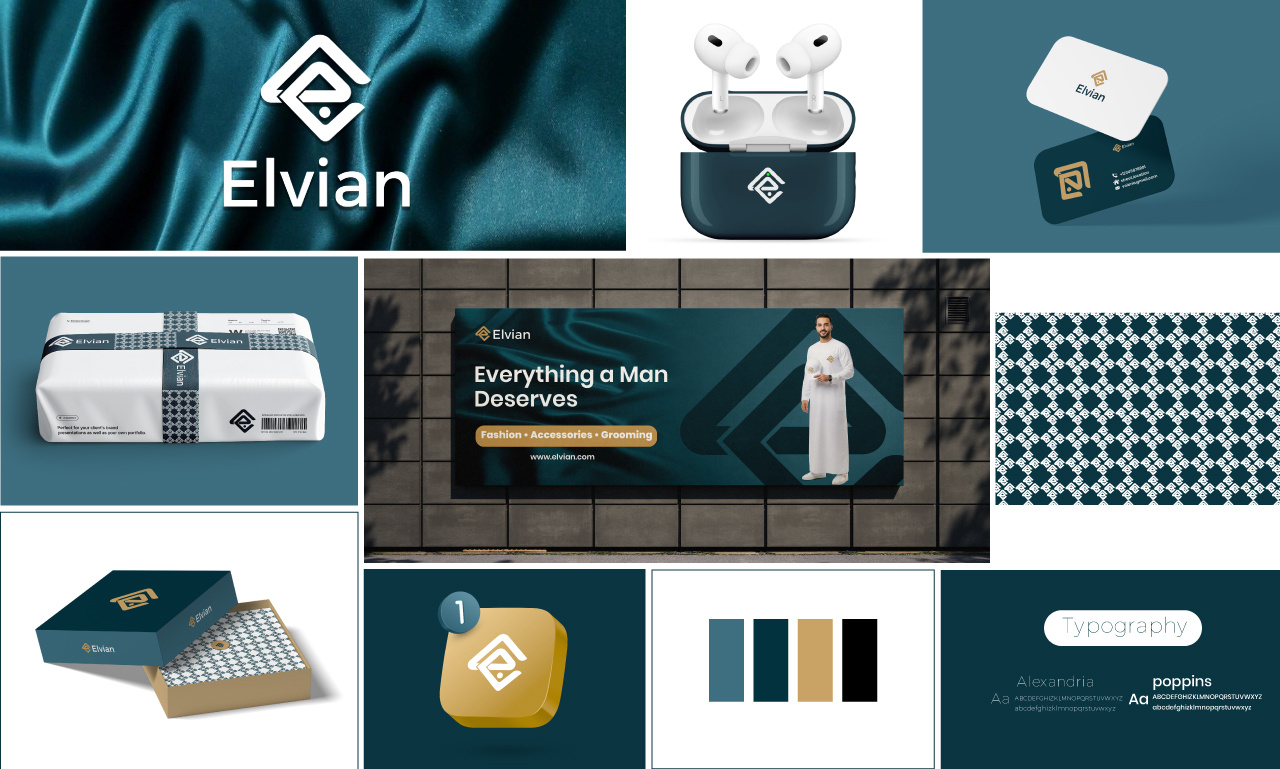 Logo and branding for Elvian