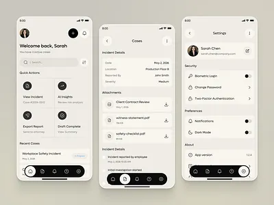 Legal Finalize Mobile App agency appdesign complex consultation contacts court cases create finalize legal matters mobile app product visual
