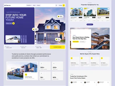 Real Estate Landing Page Design broker landing page pixelean product design properties property landing page property website real estate agency real estate landing page design real estate website sahin mia ui uiux web design website