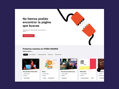 IFEMA MADRID - 404 Error page