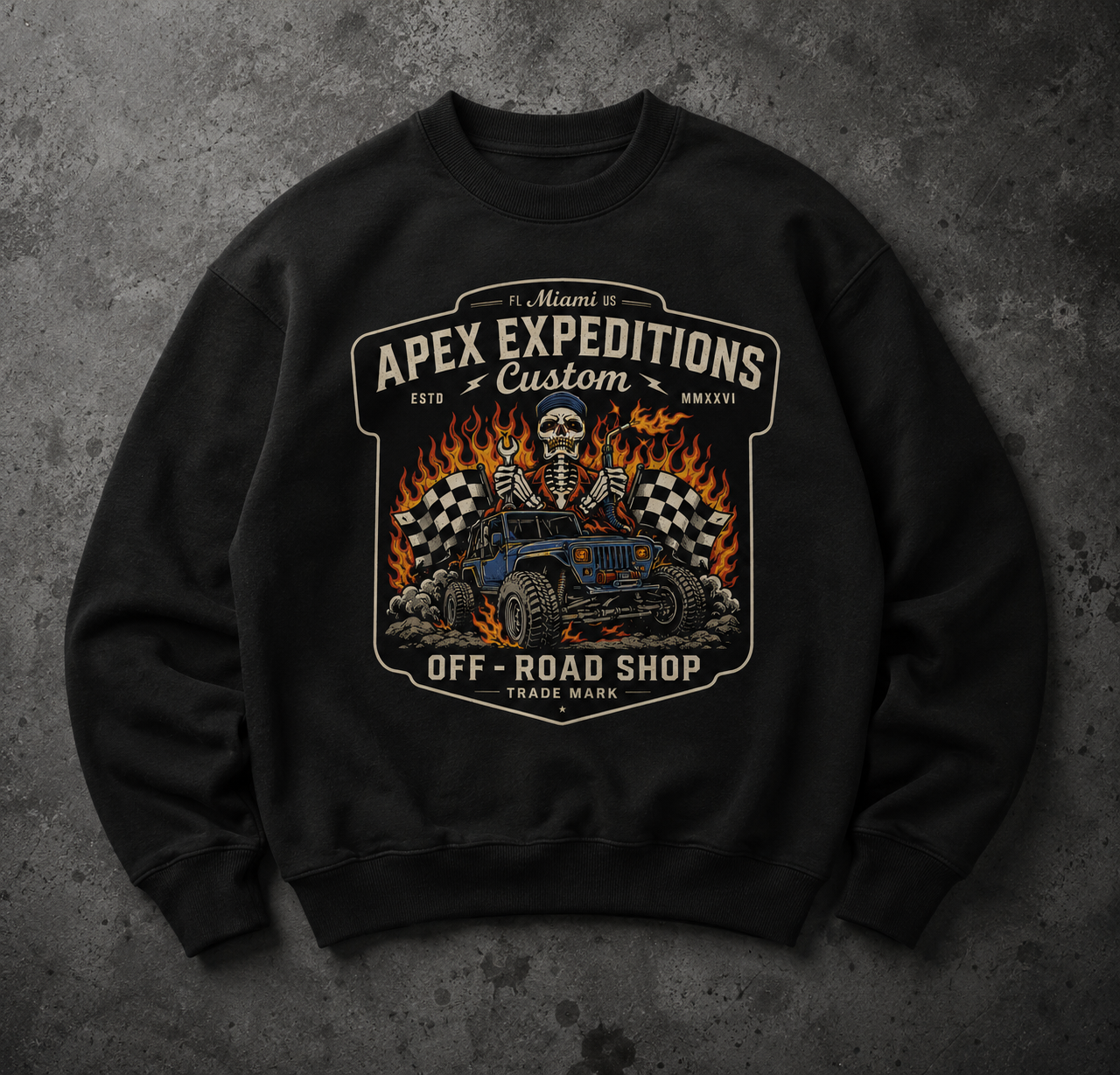 Example of T Shirt Apparel Illustration Design