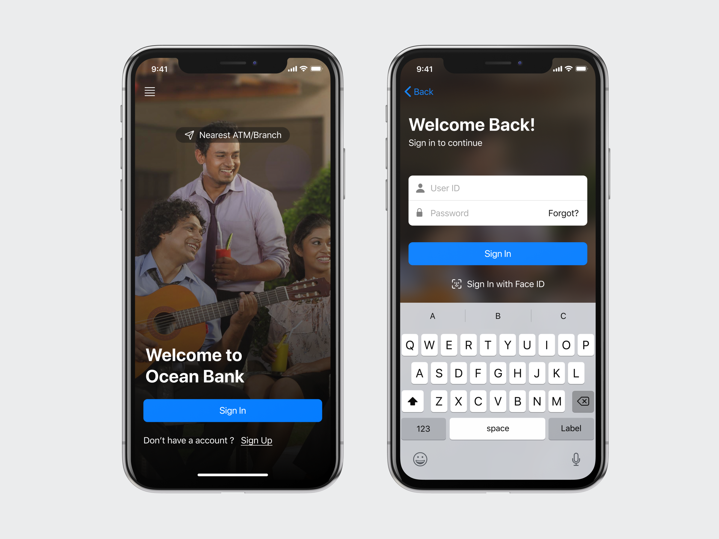 Banking App bank banking category clean fintech fund transaction ios ios design login minimalist spending