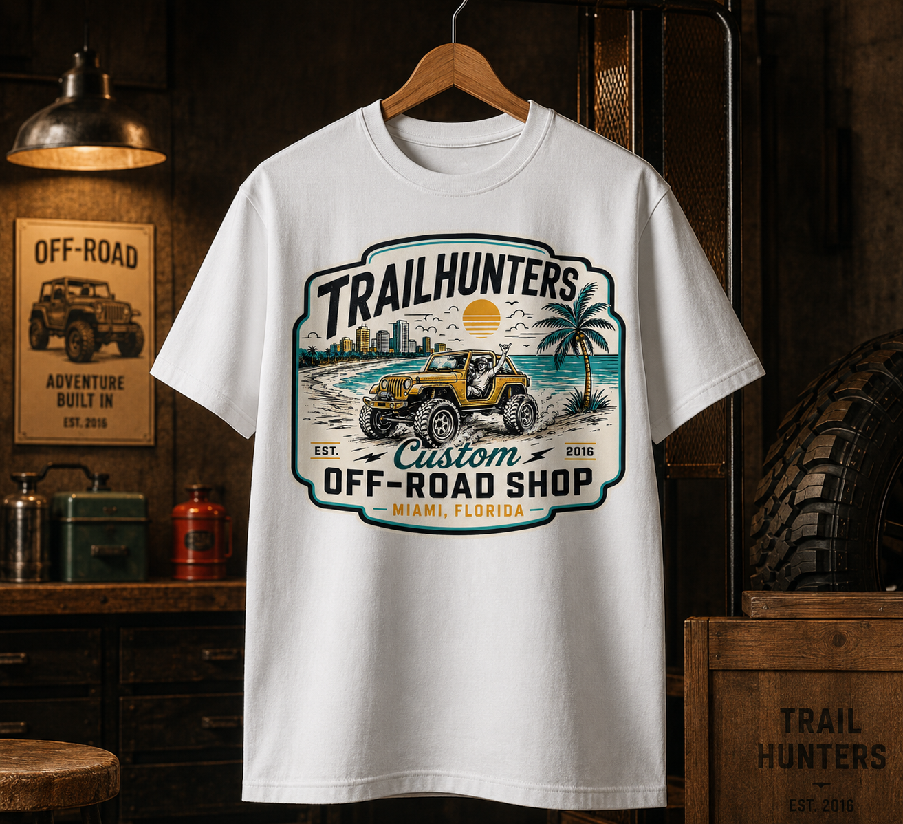 Example of T Shirt Apparel Illustration Design