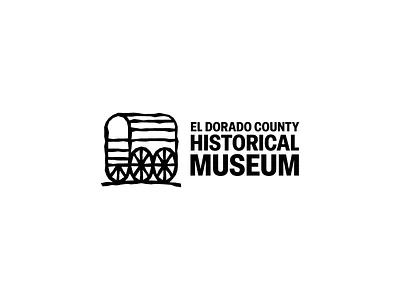 El Dorado County Historical Museum branding graphic design identity lithuania logo logo designer logodesign mark museum simple symbol vilnius