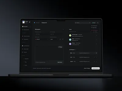 Blob - Esports Broadcasting Dashboard broadcast casestudy darkui dashbaord esports gaming hud overlay productdesign saas uiux