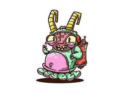 bot 287 bot brandingillustration cartoonstyle character charactercollection characterdesign characterseries collectibleart colorfuldesign digitalillustration illustration mascotdesign originalcharacters popart robot series stickerpack toyinspired vectorart worldbuilding