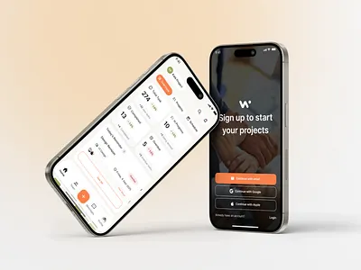 Workio - SaaS Project Management Mobile App asana calendar card company employee jira lead managament manager mobile app project saas schedule sprint startup team ui design ux design work worker
