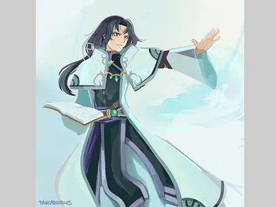 Soren (Fire Emblem) digital painting fanart fire emblem illustration