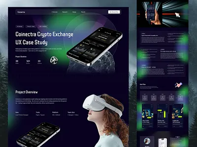 Coinectra — Crypto Exchange UX Case Study appdesign casestudy creativedesign cryptoapp cryptoexchange darkui dashboarddesign designprocess figma fintechdesign fintechui interactiondesign mobileappdesign productdesign saasdesign uidesign uiux userexperience uxcasestudy uxdesign