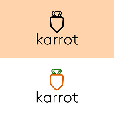 Karrot Market Logo branding design flat graphic graphic design graphicdesign graphics logo