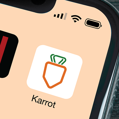 Karrot Market App branding design flat graphic graphic design graphicdesign graphics logo