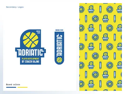 Adriatic Player Development - Basketball Camp Secondary Logos athlete basketball bosnia branding brcko camp development hoops logo logodesign logodesigner players shooting skills sports symbol training youth
