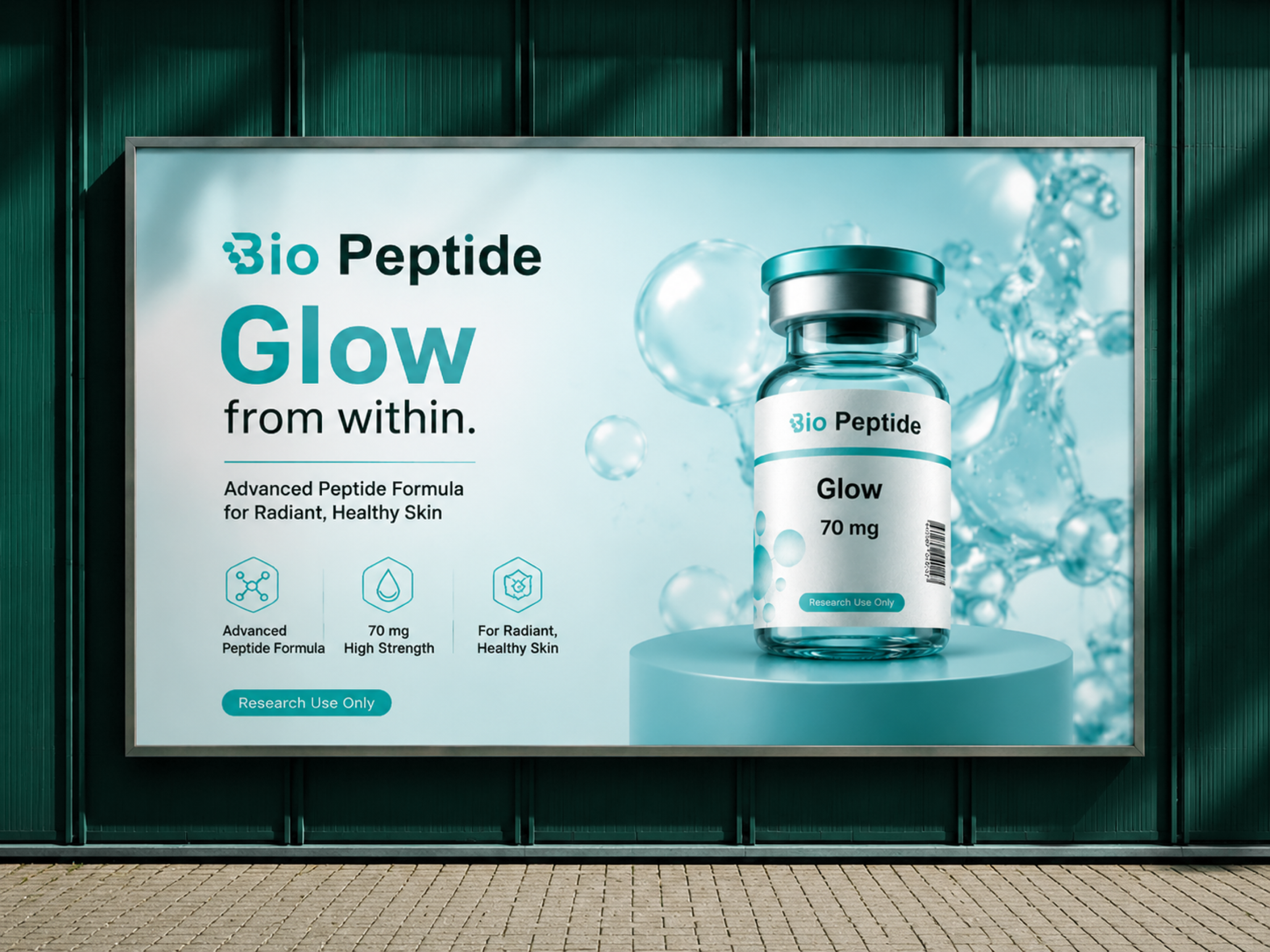 Example of Peptide Packaging & Label Design