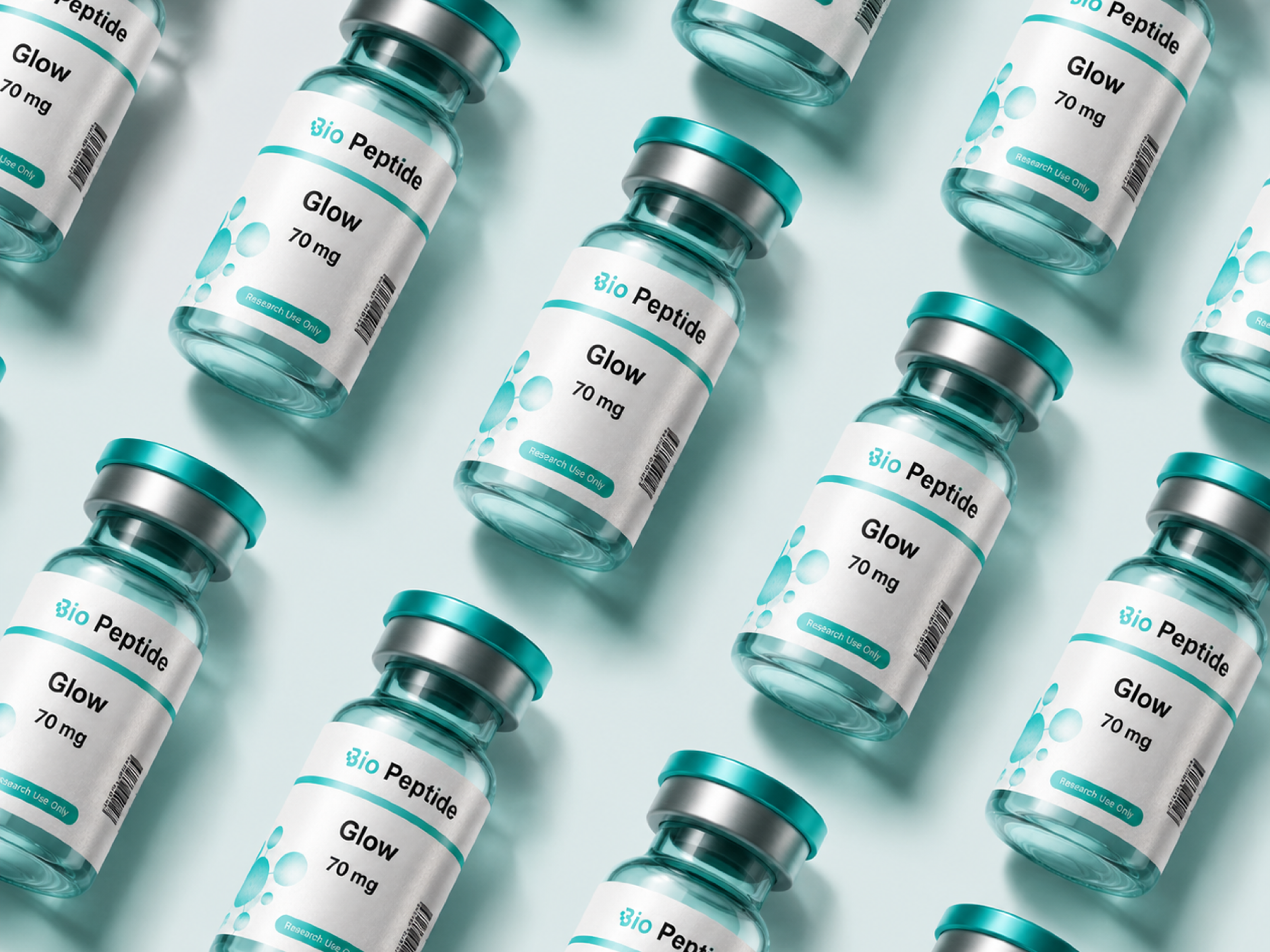 Example of Peptide Packaging & Label Design