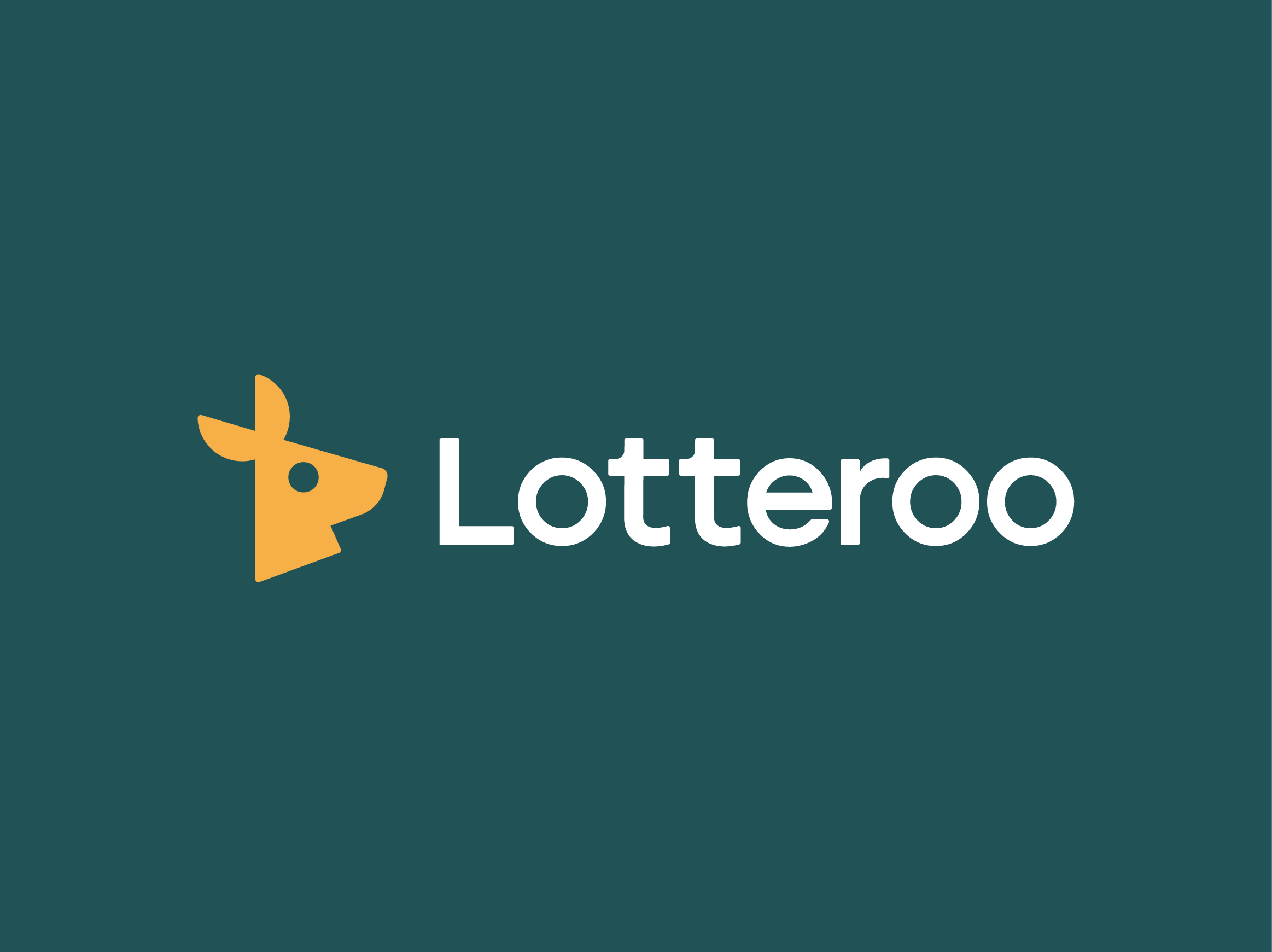 Lotteroo branding kangaroo logo logo design mascot