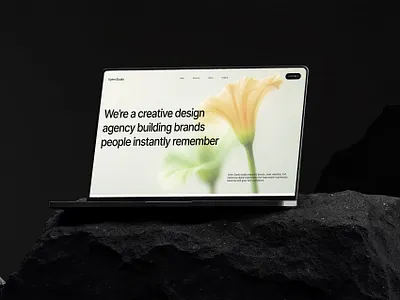 Modern Creative Agency Landing Page UI Design agency website branding agency clean ui creative agency creative portfolio digital agency editorial design figma design landing page minimal website modern landing page modern ui portfolio website responsive website startup website ui design uiux design ux design web design website design