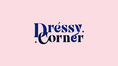Dressy Corner branding graphic design logo