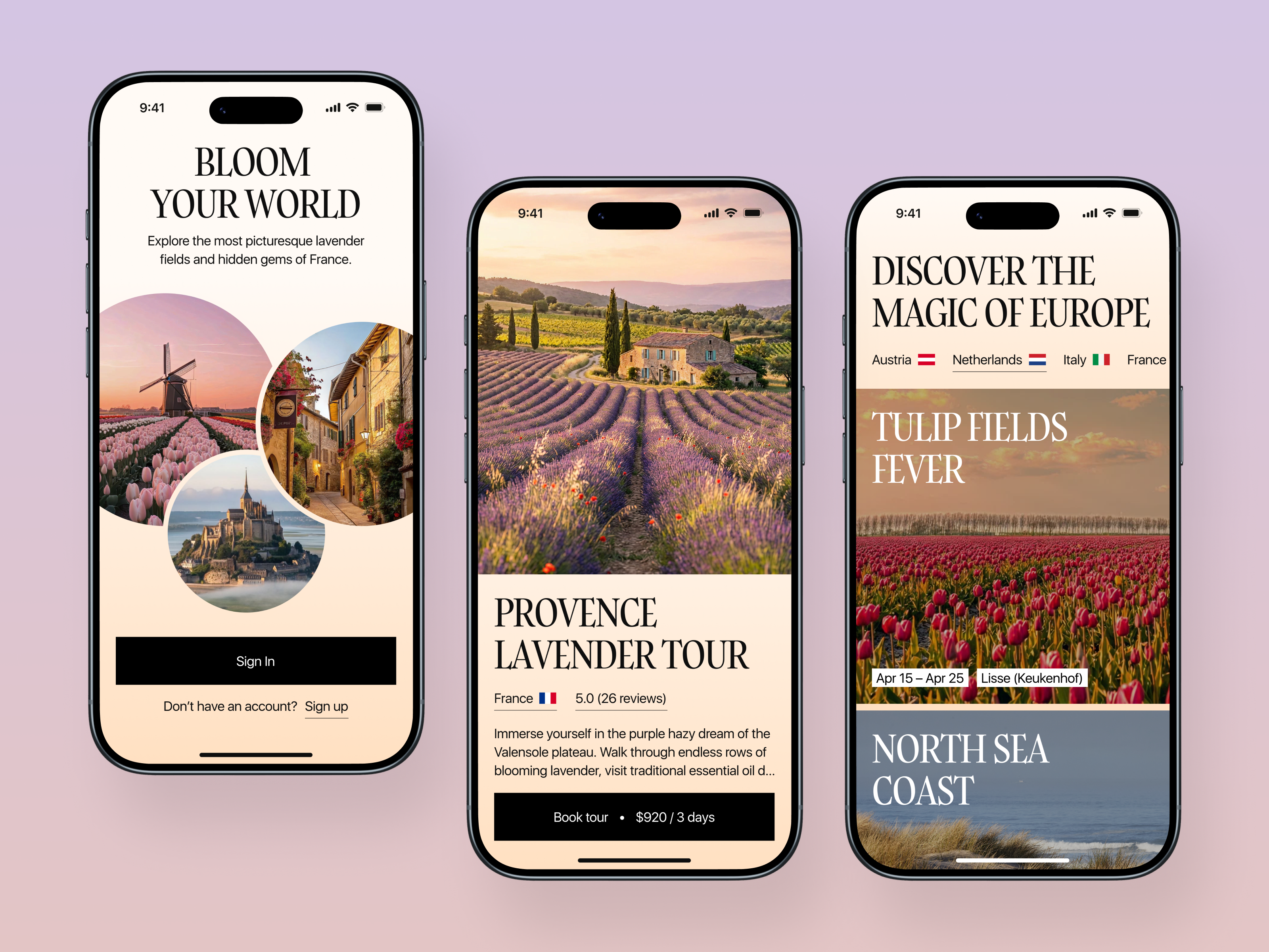 Premium Travel Concierge Custom Mobile App Design