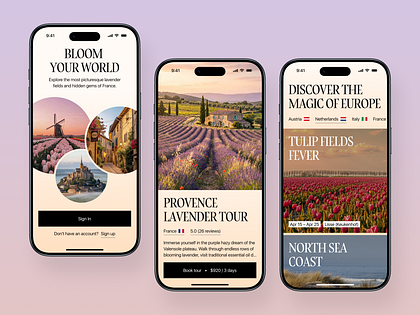 Premium Travel Concierge Custom Mobile App Design