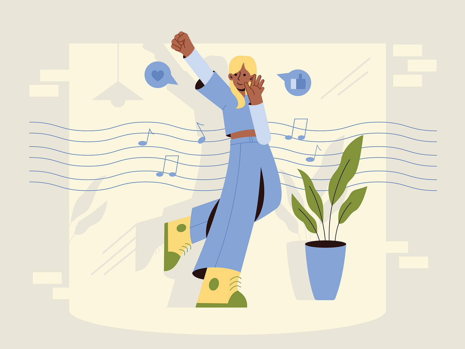 Hobby - Illustration by Qoyyum Arfi for Vektora on Dribbble