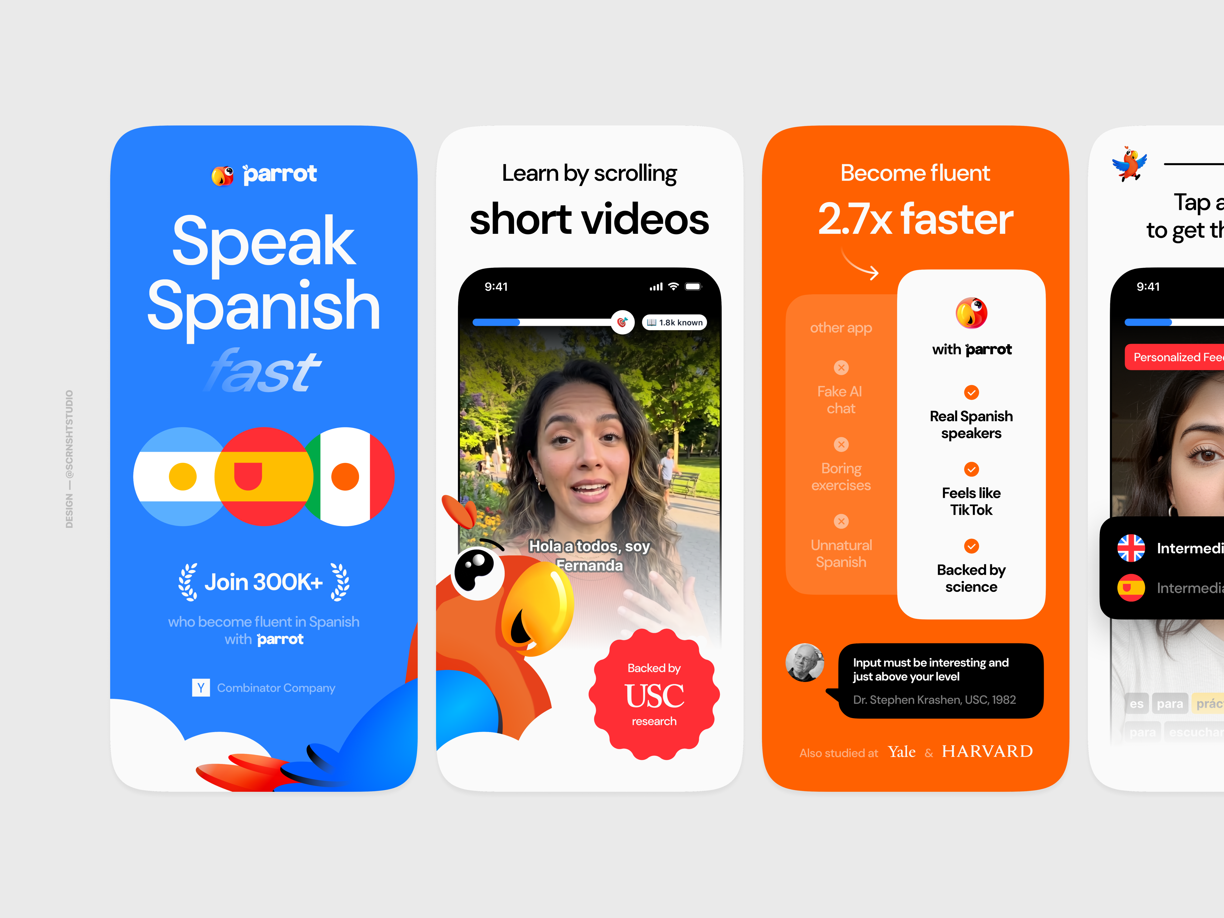 App Store Screenshots (App Store Preview)⎜Parrot app design app interface app screenshot design app screenshots app store app store preview app store screenshot app store screenshots app store visuals design graphic design mobile app mobile app design mobile app ui mobile ui ui design ui ux design visual design