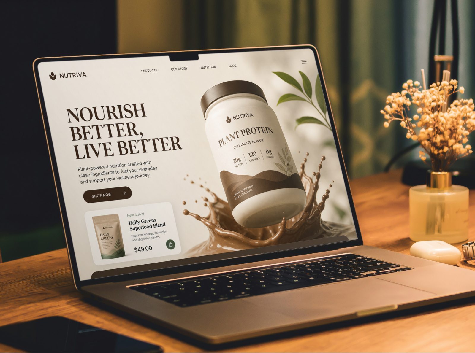 Wellness & Nutrition Ecommerce Website Design ecommerce ecommerce landing page food food ecommerce food landing page health care food health website healthy food ecommerce nutrition protien protien ecommerce shopify website design techwitpro ui ux design webflow website website website design wellness wordpress website