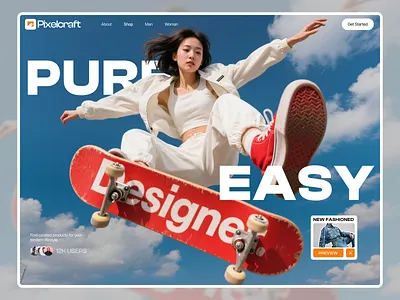 Fashion eCommerce Website UI Design clothing store clothing website ecommerce landing page ecommerce website fashion design web fashion website landing page design modern website online shop website streetwear page streetwear website website design ui