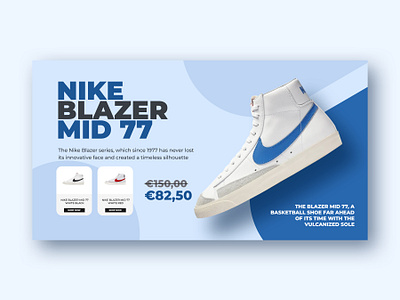 Shoes Web Banner | Social Media Banner | Landing Page amazon a banner banners branding ebc landing page shopify shopify banner social social media banner ui web banner website banner