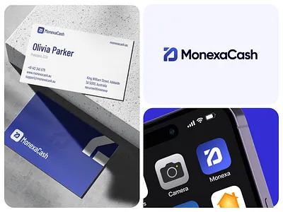 MonexaCash - Brand branding finance logo logo design