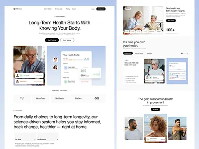 Lab Test - Healthcare Telemedicine doctor health checkup healthcare landing page hire design agency hire designer lab test landing page medical website medicine product design telecommunication telehealth landing page telemedicine test report top design agency ui user experience web design website design